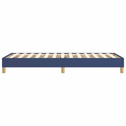 Struttura Letto a Rete a Molle Blu 80x200 cm in Tessuto