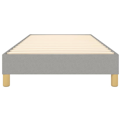 Struttura Letto a Rete a Molle Grigio Chiaro 90x190 cm Tessuto