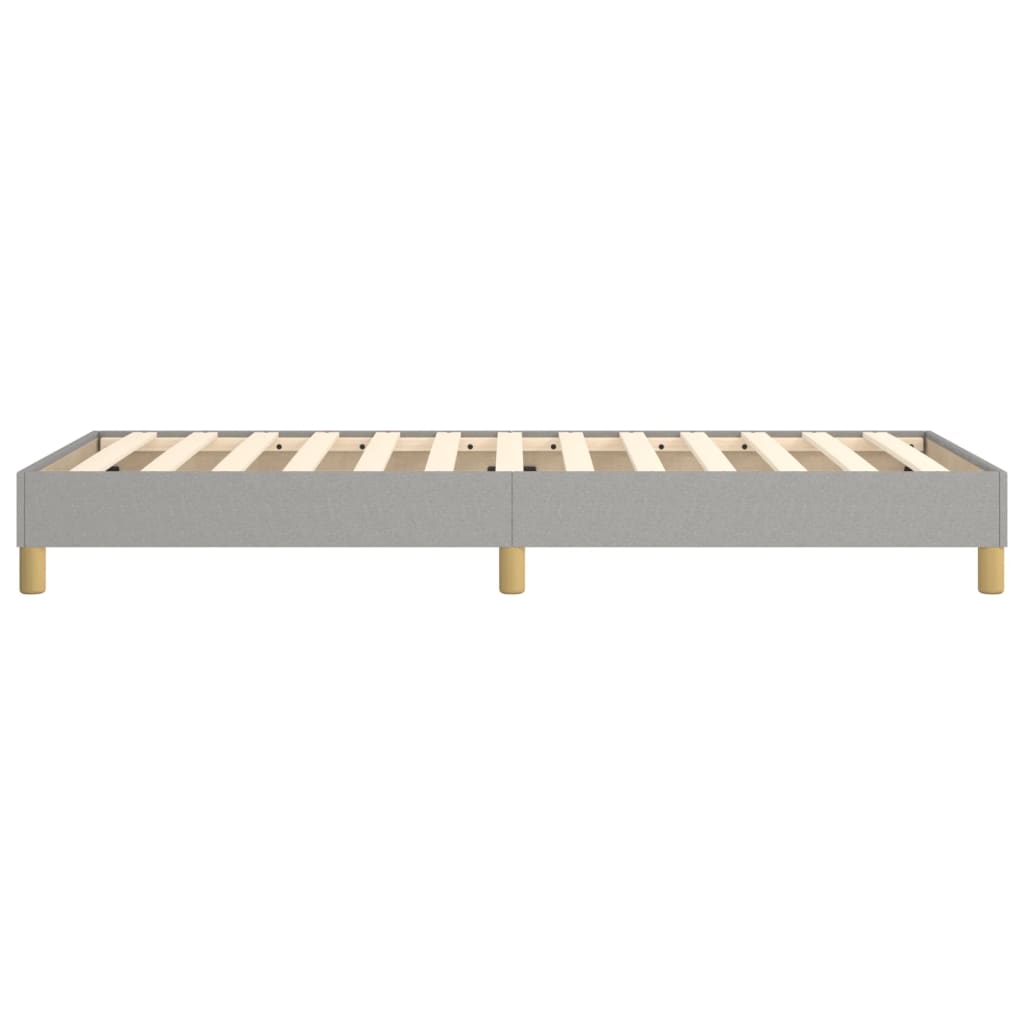 Struttura Letto a Rete a Molle Grigio Chiaro 90x190 cm Tessuto