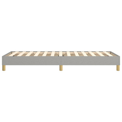 Struttura Letto a Rete a Molle Grigio Chiaro 90x190 cm Tessuto