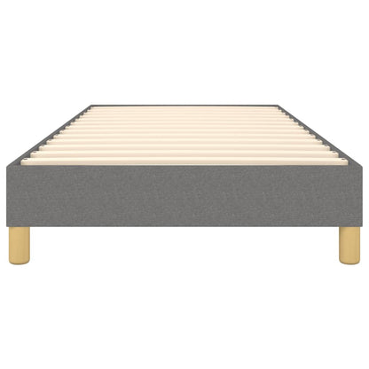Struttura Letto a Rete a Molle Grigio Scuro 90x190 cm Tessuto | homemem39
