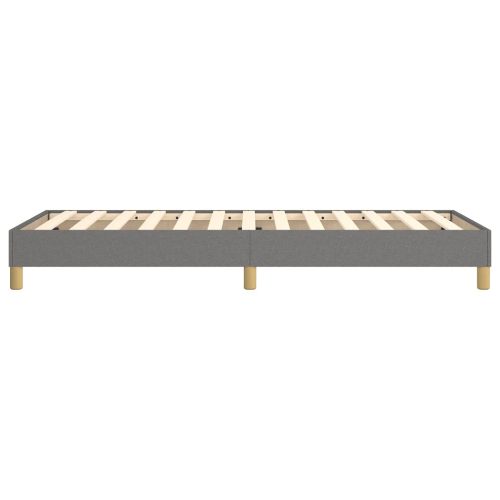 Struttura Letto a Rete a Molle Grigio Scuro 90x190 cm Tessuto | homemem39