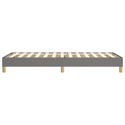 Struttura Letto a Rete a Molle Grigio Scuro 90x190 cm Tessuto
