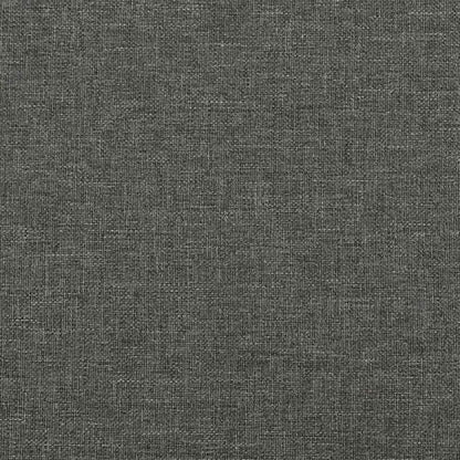 Struttura Letto a Rete a Molle Grigio Scuro 90x190 cm Tessuto