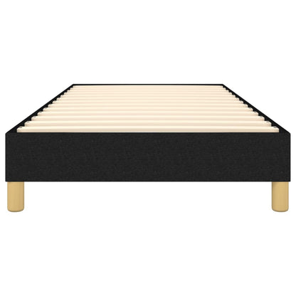 Struttura Letto a Rete a Molle Nero 90x190 cm in Tessuto | homemem39
