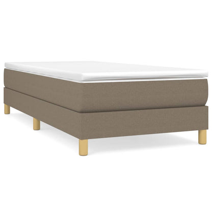 Struttura Letto a Rete a Molle Tortora 90x190 cm Tessuto