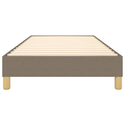 Struttura Letto a Rete a Molle Tortora 90x190 cm Tessuto