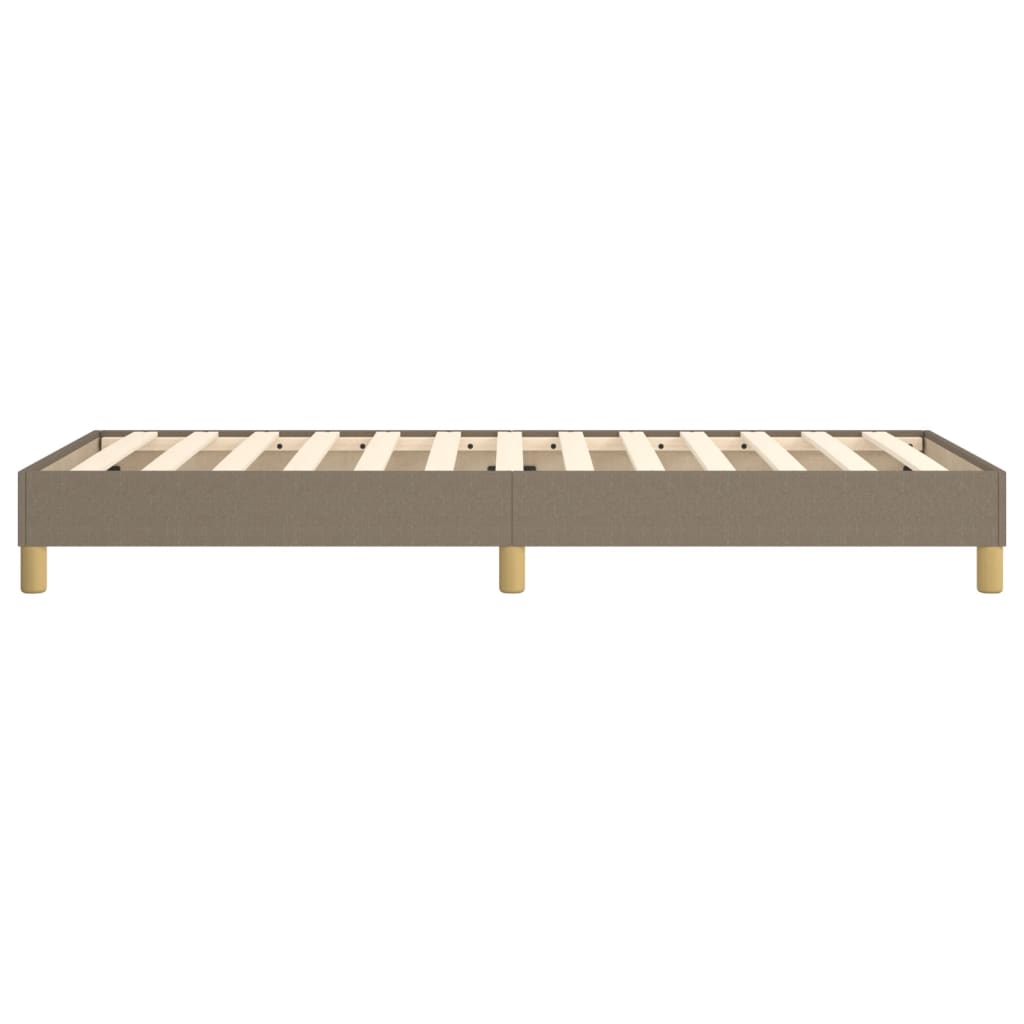 Struttura Letto a Rete a Molle Tortora 90x190 cm Tessuto