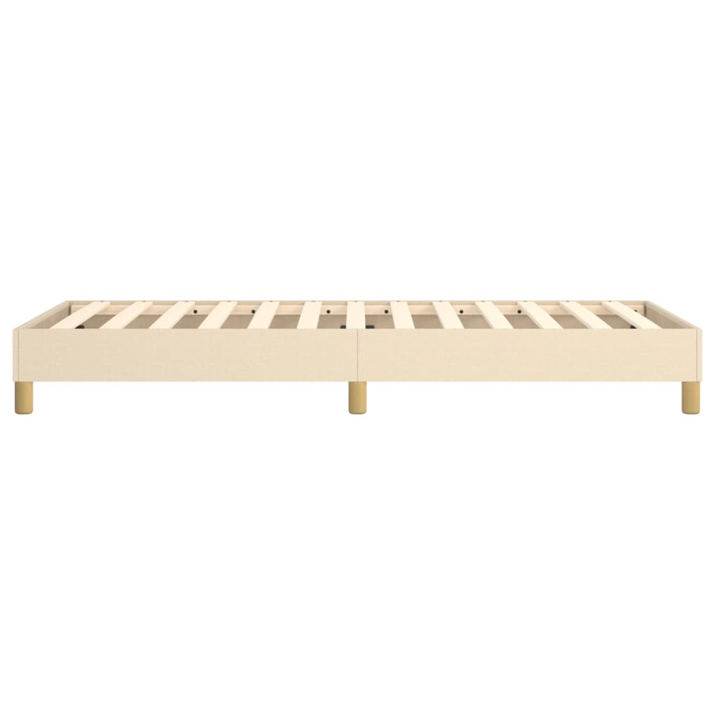 Struttura Letto a Rete a Molle Crema 90x190 cm in Tessuto | homemem39
