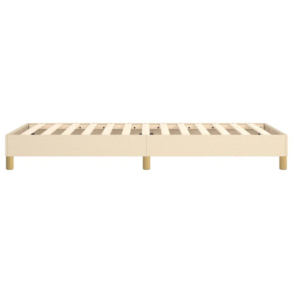 Struttura Letto a Rete a Molle Crema 90x190 cm in Tessuto | homemem39