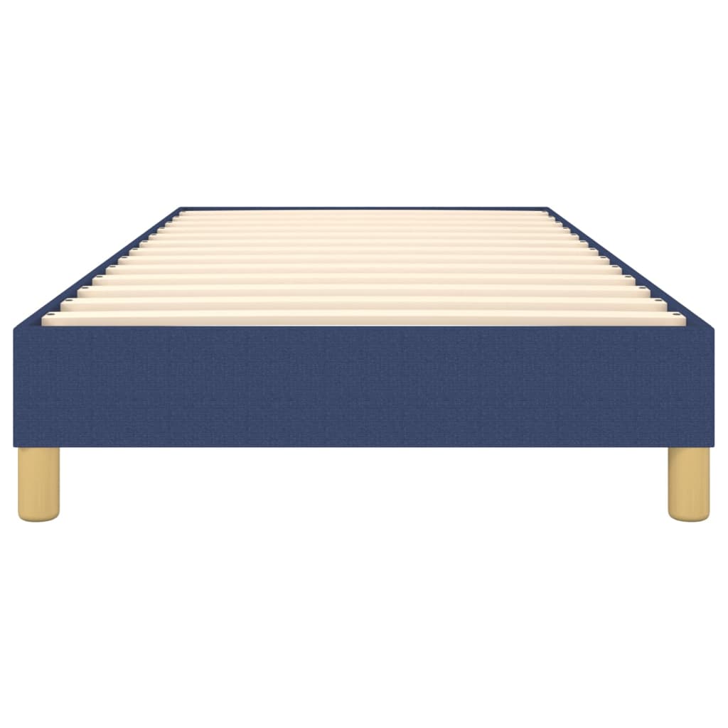 Struttura Letto a Rete a Molle Blu 90x190 cm in Tessuto | homemem39