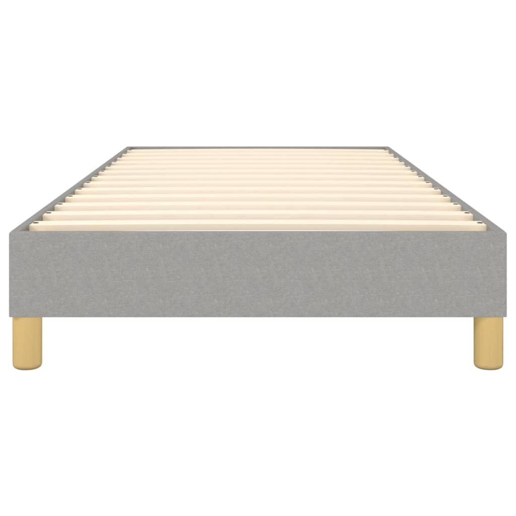 Struttura Letto a Rete a Molle Grigio Chiaro 90x200 cm Tessuto | homemem39