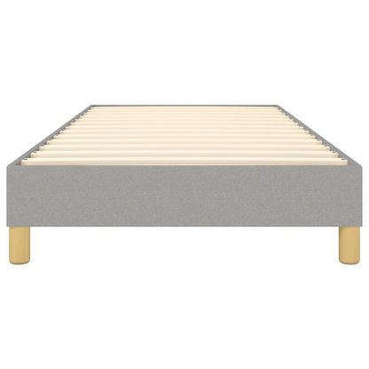 Struttura Letto a Rete a Molle Grigio Chiaro 90x200 cm Tessuto | homemem39