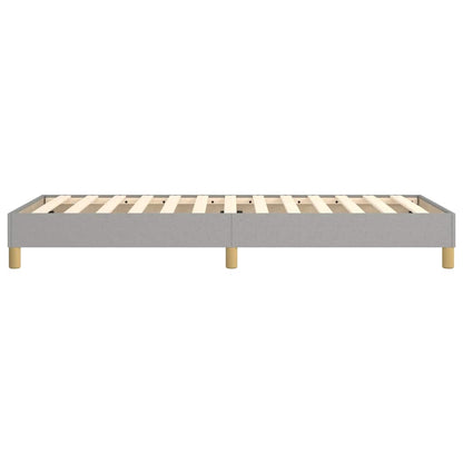 Struttura Letto a Rete a Molle Grigio Chiaro 90x200 cm Tessuto