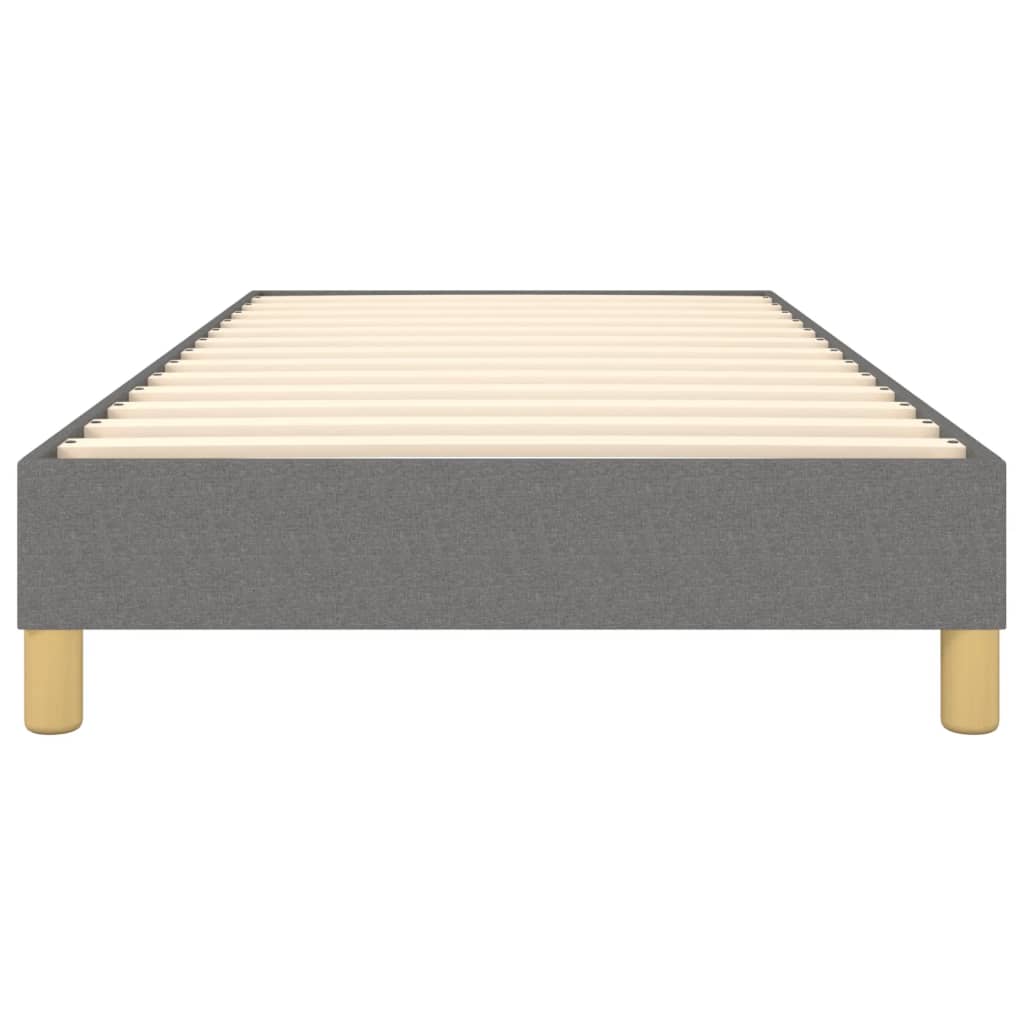 Struttura Letto a Rete a Molle Grigio Scuro 90x200 cm Tessuto | homemem39