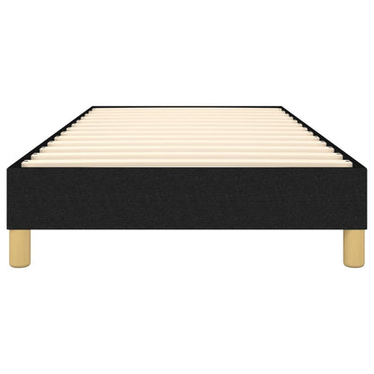 Struttura Letto a Rete a Molle Nero 90x200 cm in Tessuto | homemem39