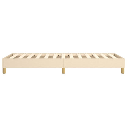 Struttura Letto a Rete a Molle Crema 90x200 cm in Tessuto | homemem39