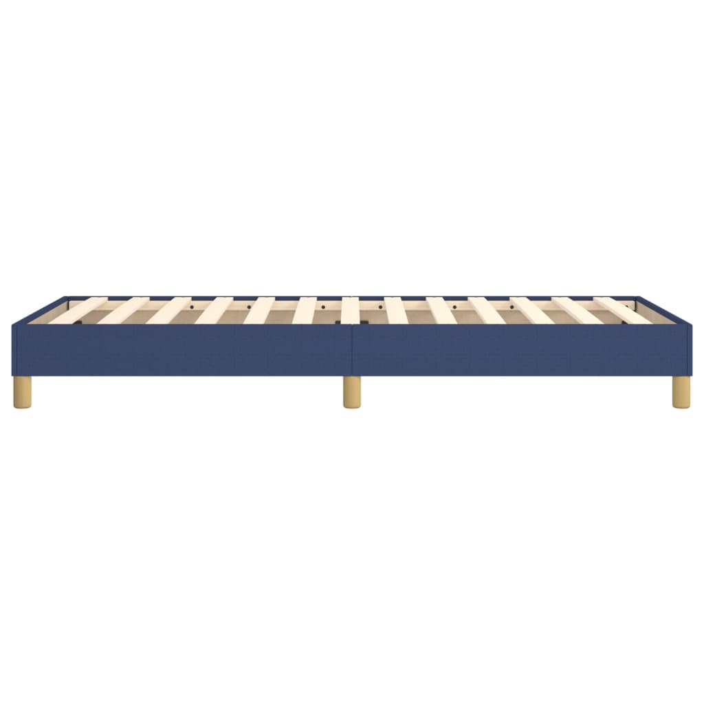 Struttura Letto a Rete a Molle Blu 90x200 cm in Tessuto | homemem39