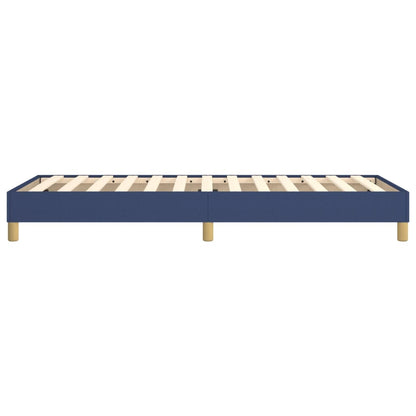 Struttura Letto a Rete a Molle Blu 90x200 cm in Tessuto | homemem39