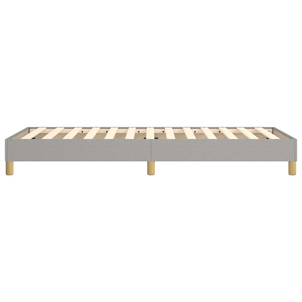 Struttura Letto a Rete a Molle Grigio Chiaro 100x200 cm Tessuto | homemem39