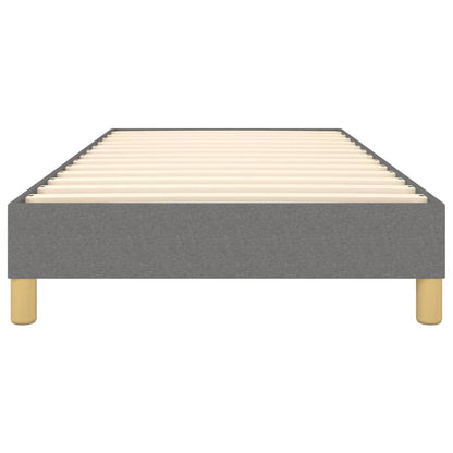 Struttura Letto a Rete a Molle Grigio Scuro 100x200 cm Tessuto | homemem39