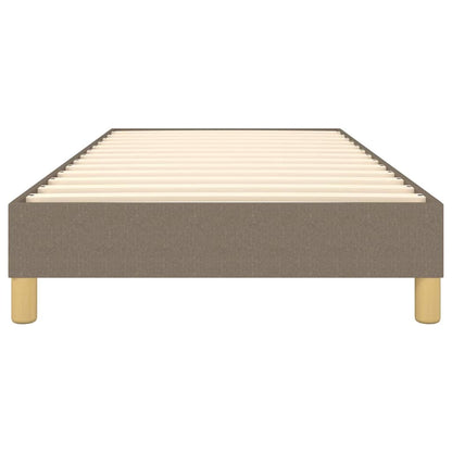 Struttura Letto a Rete a Molle Tortora 100x200 cm in Tessuto
