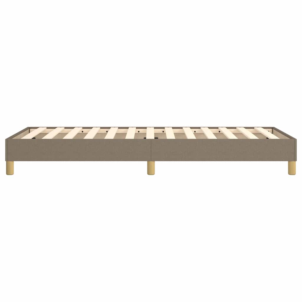 Struttura Letto a Rete a Molle Tortora 100x200 cm in Tessuto