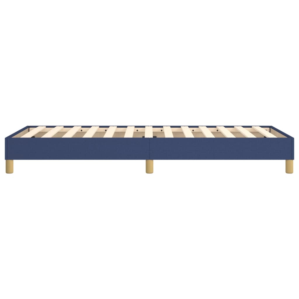 Struttura Letto a Rete a Molle Blu 100x200 cm in Tessuto | homemem39
