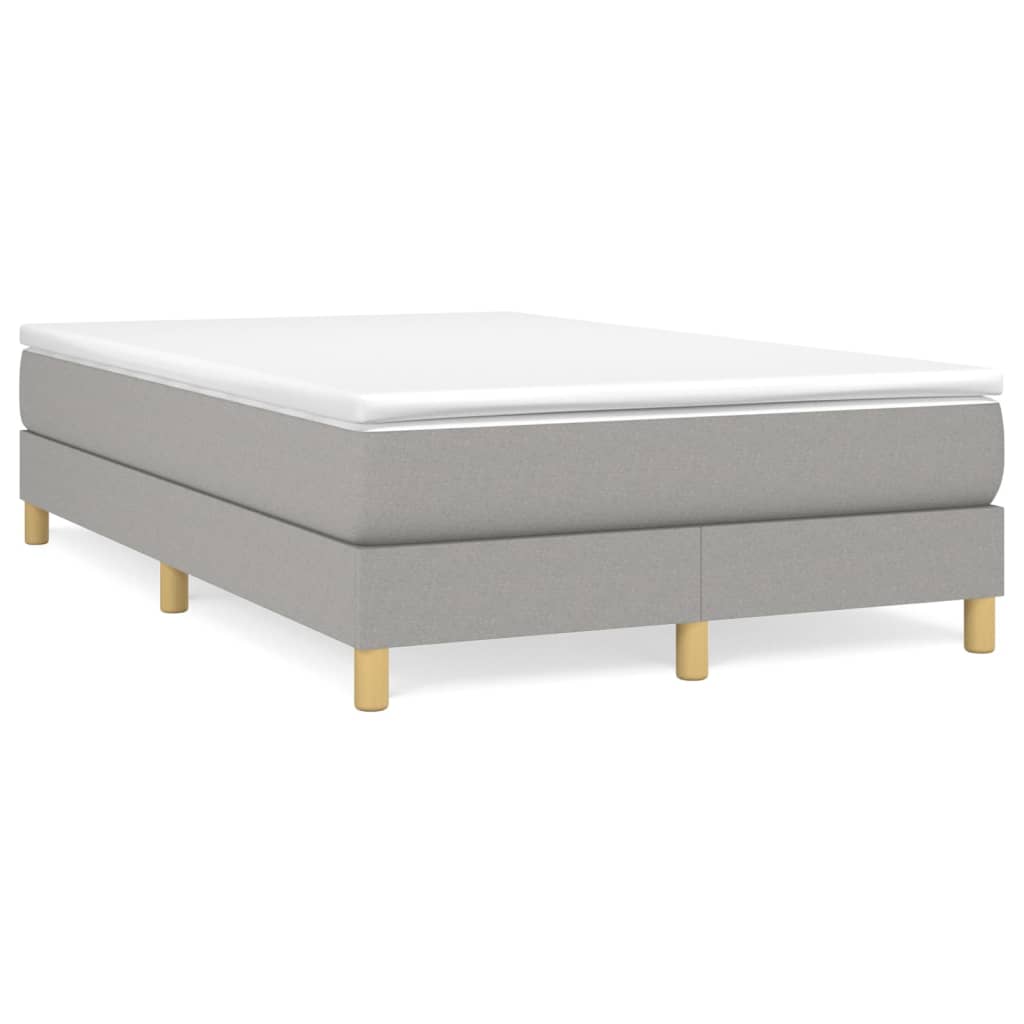 Struttura Letto a Rete a Molle Grigio Chiaro 120x200 cm Tessuto | homemem39