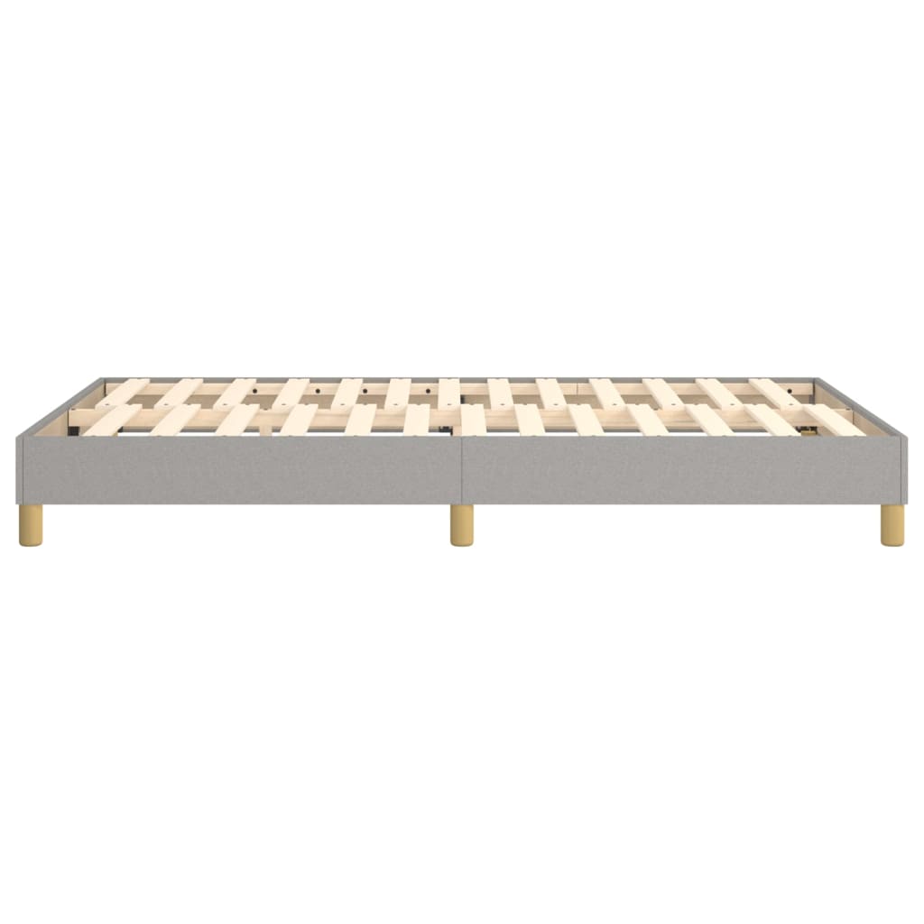 Struttura Letto a Rete a Molle Grigio Chiaro 120x200 cm Tessuto | homemem39