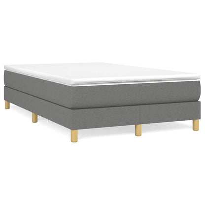 Struttura Letto a Rete a Molle Grigio Scuro 120x200 cm Tessuto
