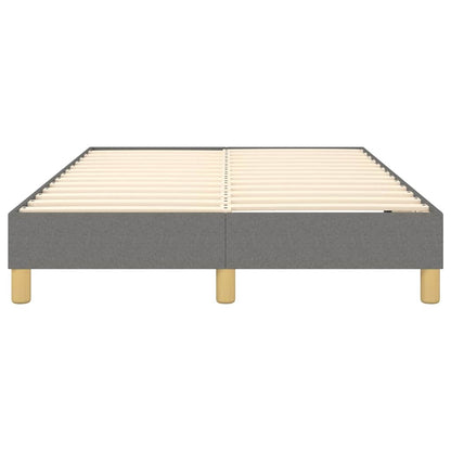 Struttura Letto a Rete a Molle Grigio Scuro 120x200 cm Tessuto