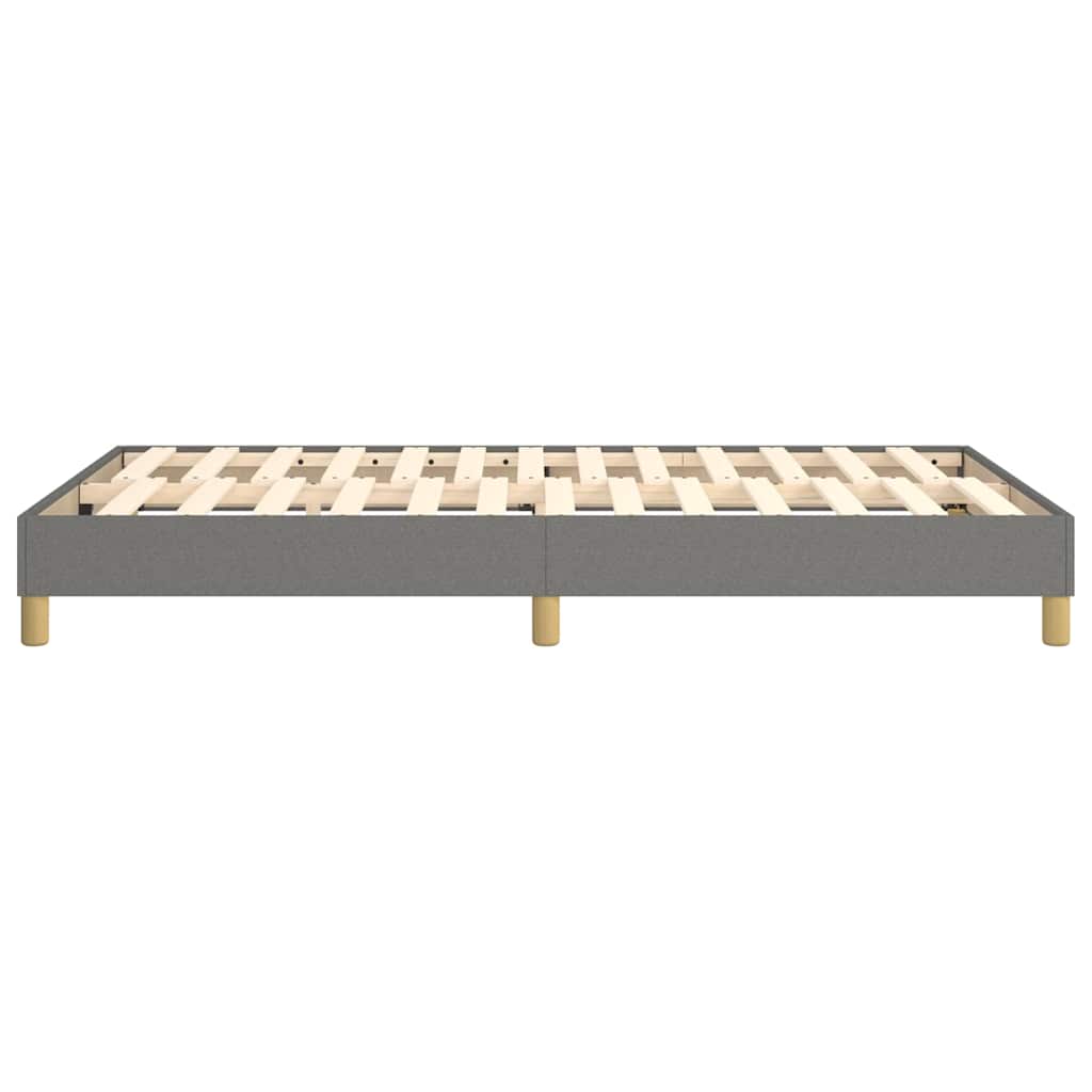 Struttura Letto a Rete a Molle Grigio Scuro 120x200 cm Tessuto