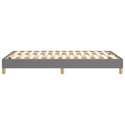 Struttura Letto a Rete a Molle Grigio Scuro 120x200 cm Tessuto