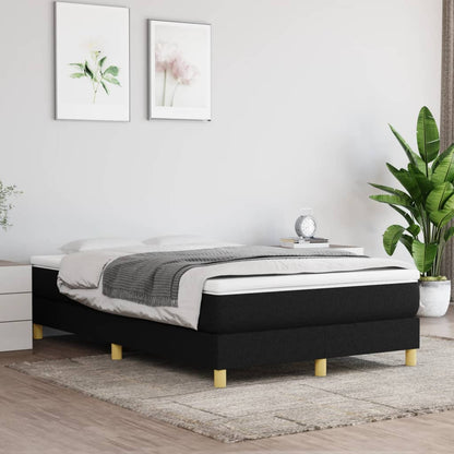 Struttura Letto a Rete a Molle Nero 120x200 cm Tessuto | homemem39