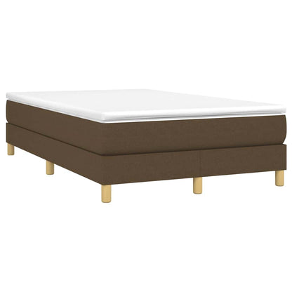Struttura Letto a Rete a Molle Marrone Scuro 120x200 cm Tessuto | homemem39