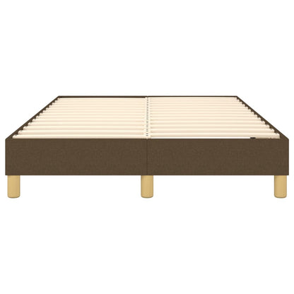 Struttura Letto a Rete a Molle Marrone Scuro 120x200 cm Tessuto | homemem39