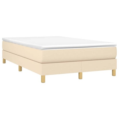 Struttura Letto a Rete a Molle Crema 120x200 cm Tessuto