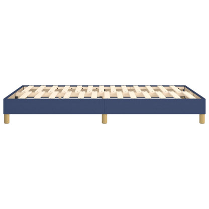 Struttura Letto a Rete a Molle Blu 120x200 cm in Tessuto | homemem39