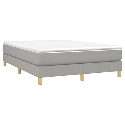 Struttura Letto a Rete a Molle Grigio Chiaro 140x190 cm Tessuto | homemem39