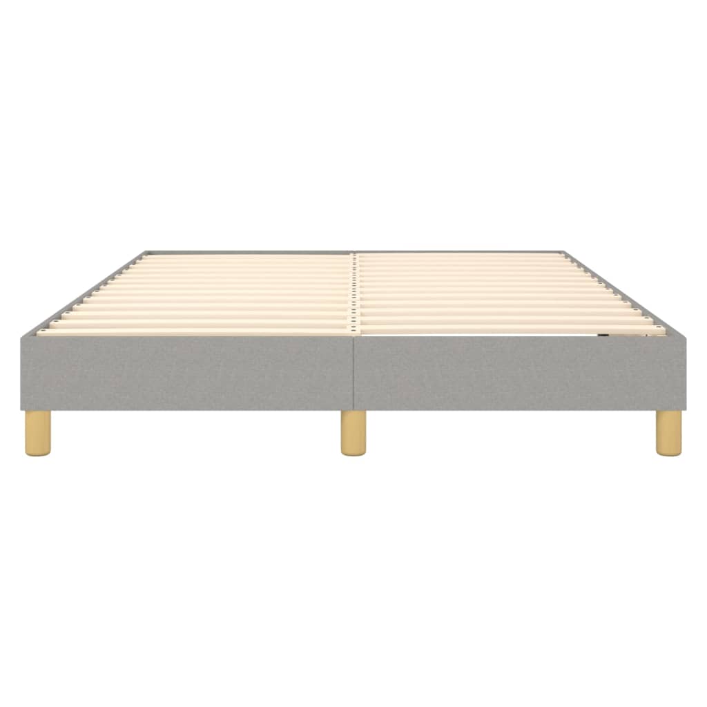 Struttura Letto a Rete a Molle Grigio Chiaro 140x190 cm Tessuto | homemem39