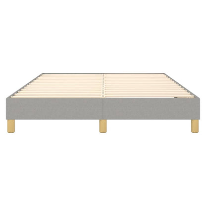 Struttura Letto a Rete a Molle Grigio Chiaro 140x190 cm Tessuto | homemem39