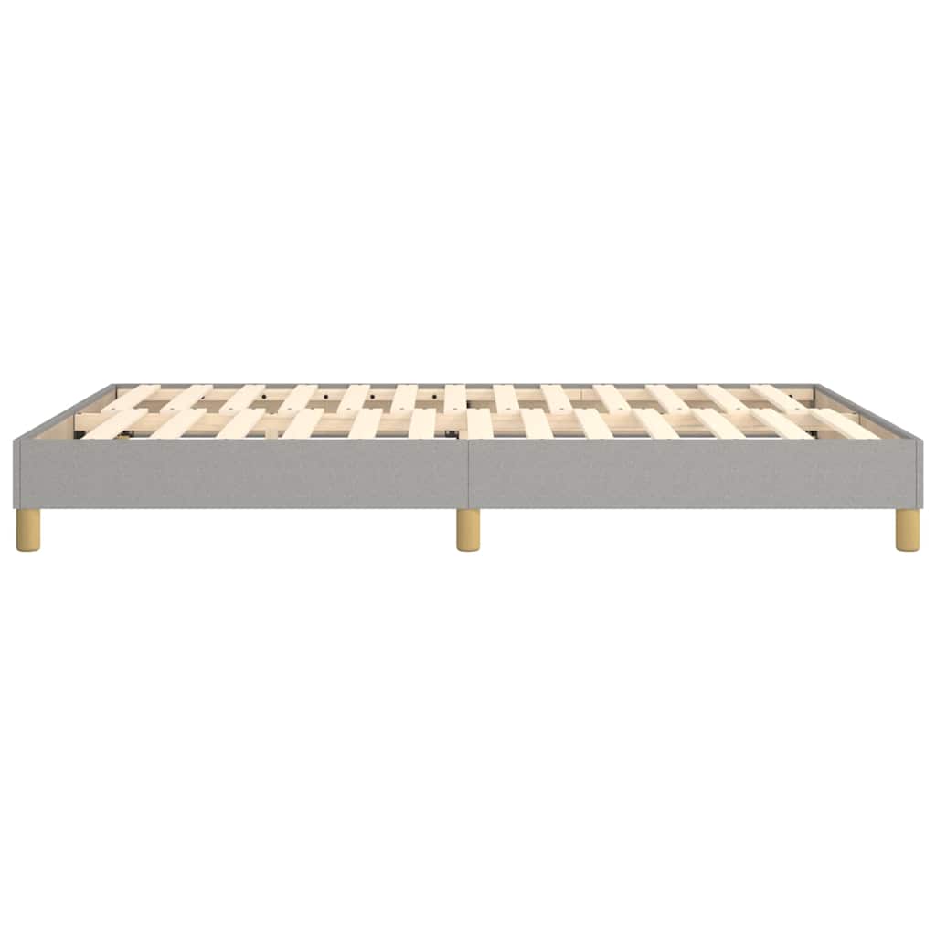 Struttura Letto a Rete a Molle Grigio Chiaro 140x190 cm Tessuto