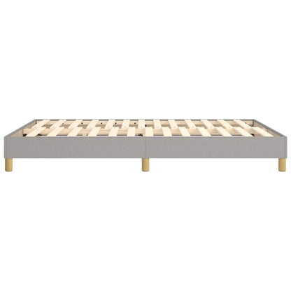 Struttura Letto a Rete a Molle Grigio Chiaro 140x190 cm Tessuto