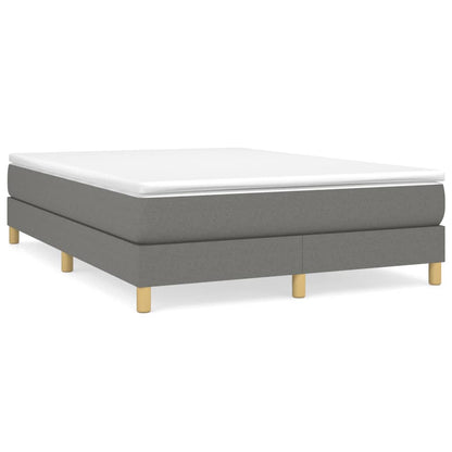 Struttura Letto a Rete a Molle Grigio Scuro 140x190 cm Tessuto | homemem39