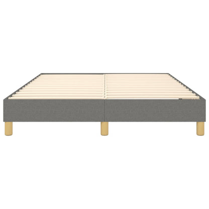 Struttura Letto a Rete a Molle Grigio Scuro 140x190 cm Tessuto | homemem39
