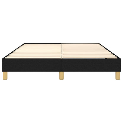Struttura Letto a Rete a Molle Nero 140x190 cm in Tessuto | homemem39