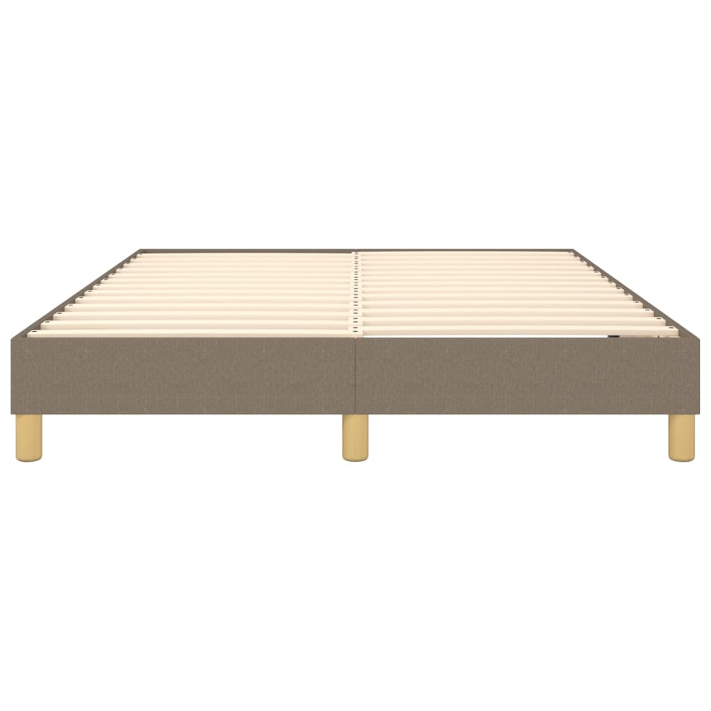 Struttura Letto a Rete a Molle Tortora 140x190 cm in Tessuto | homemem39