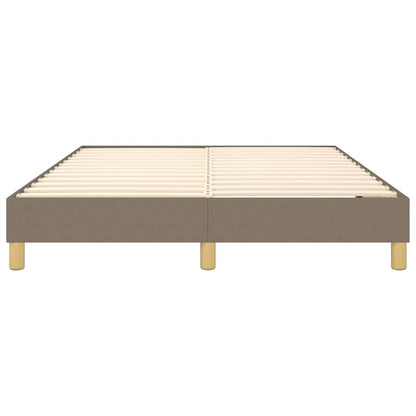 Struttura Letto a Rete a Molle Tortora 140x190 cm in Tessuto