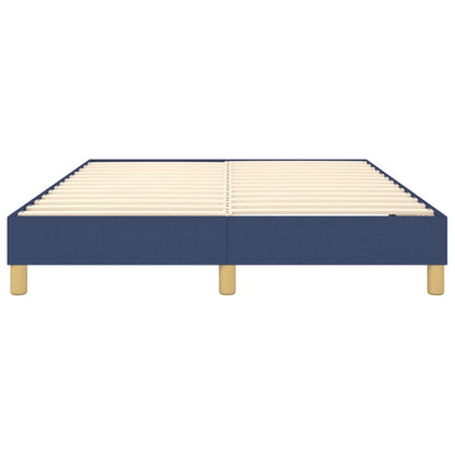 Struttura Letto a Rete a Molle Blu 140x190 cm in Tessuto | homemem39